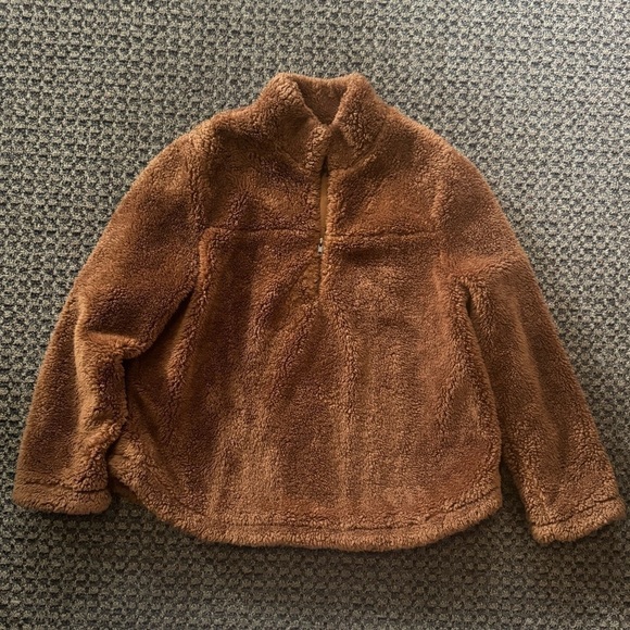 Betsey’s Boutique Shop Sweaters - Betseys Boutique Shop Teddy Quarter Zip Sweater Size XL
